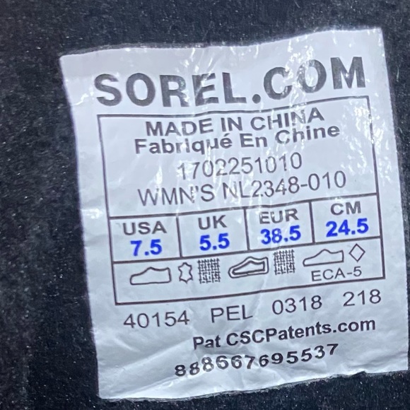 🆕 Sorel Slimpack II Waterproof Snow Rain Boots - Picture 9 of 10